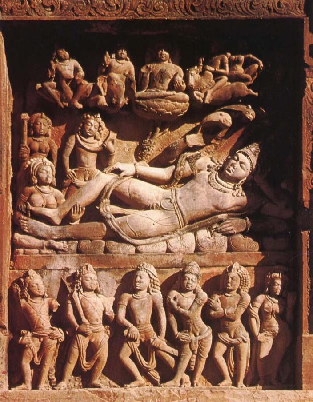  Vishnu op Ananta,Vishnu-tempel,Deogarh